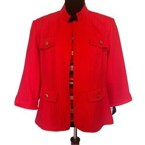 NWT Madison Leigh Tank Top Shell and Blazer Jacket Twin Set Size 12